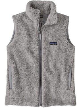 Patagonia Women’s Light Gray Sherpa Fleece Vest
